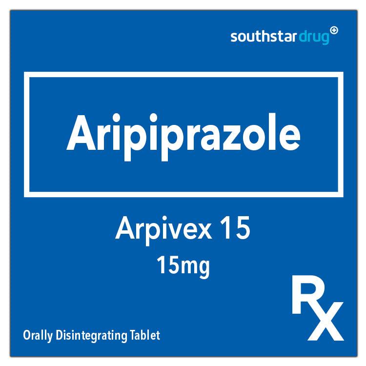 Rx: Arpivex 15 15mg Orally Disintegrating Tablet - Southstar Drug