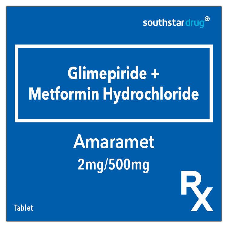 Rx: Amaramet 2mg/500mg Tablet