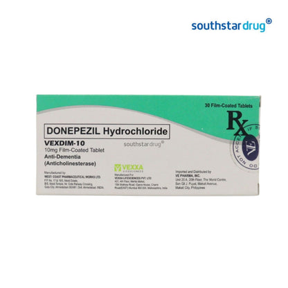 Rx: Vexdim 10 10mg Tablet