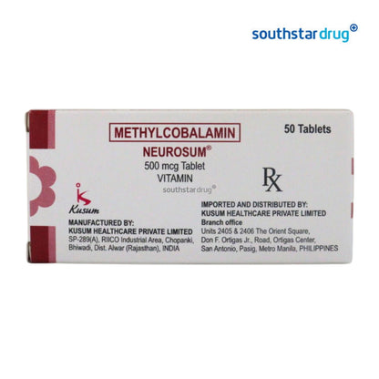 Rx: Neurosum 500mcg Tablet