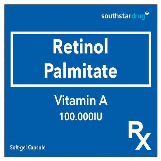 Rx: Vitamin A 100.000I.U. SoftGel Capsule 100x1 - Southstar Drug