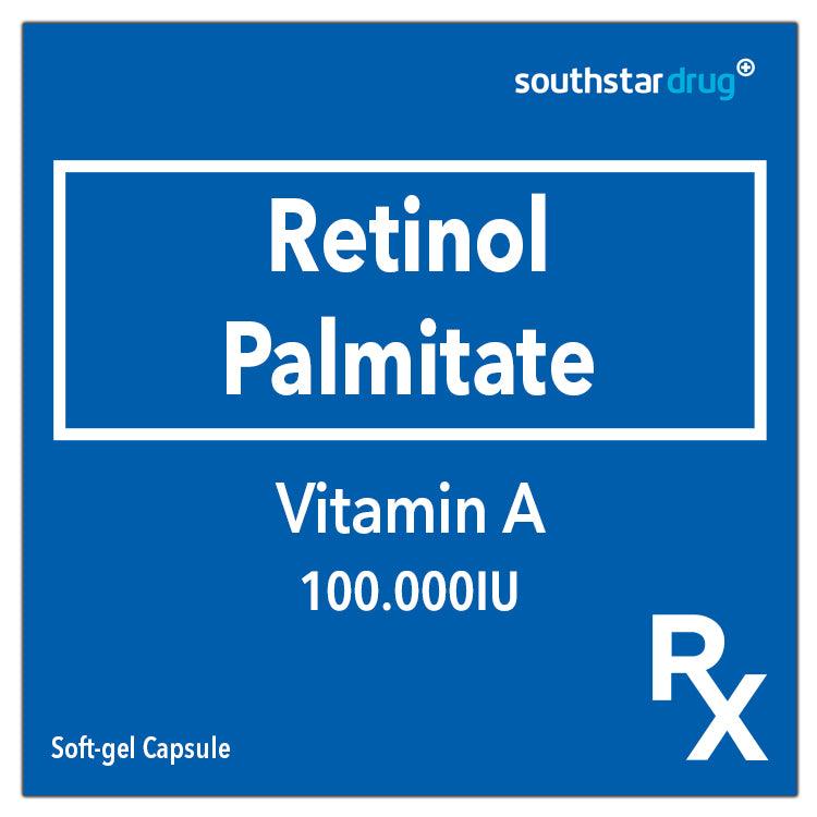 Rx: Vitamin A 100.000I.U. SoftGel Capsule 100x1