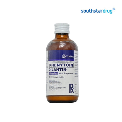 Rx: Dilantin Adult 125mg 120ml Suspension