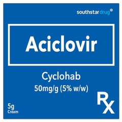 Rx: Cyclohab 50mg/g (5% w/w) Cream - Southstar Drug