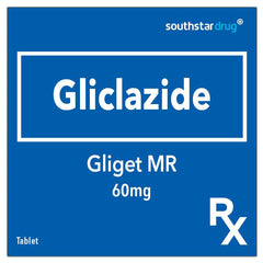 Rx: Gliget MR 60mg Tablet - Southstar Drug