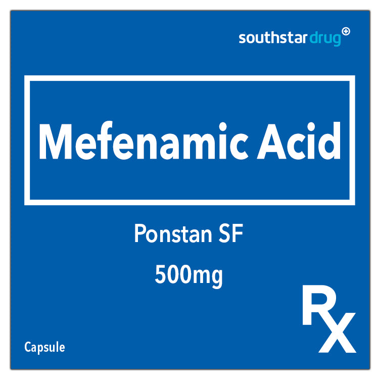 Rx: Ponstan SF 500mg Capsule