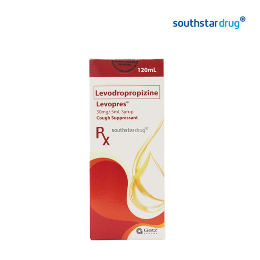Rx: Levopres 30mg/5ml Syrup 120ml