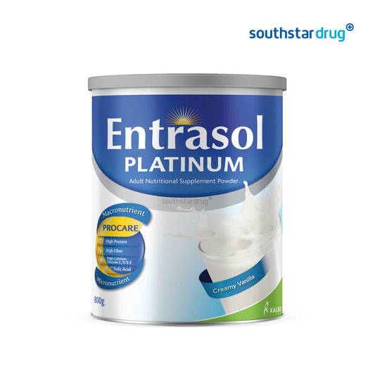 Entrasol Platinum Creamy Vanilla Can 800g