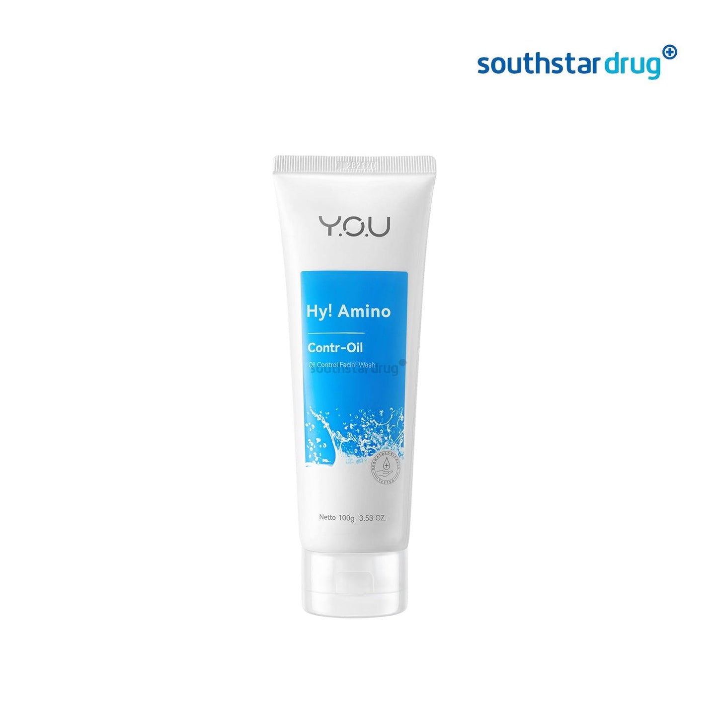 Y.O.U Hy! Amino Oil Control Tube Facial Wash 100g - Southstar Drug