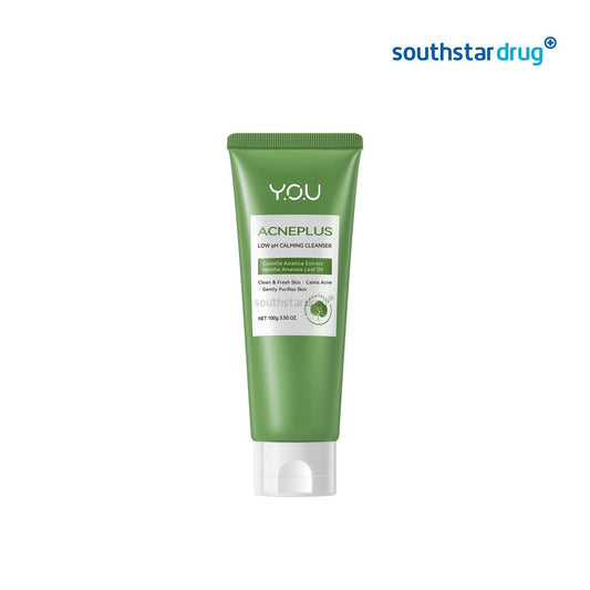 Y.O.U Acne Plus Low PH Calming Cleanser Tube 100g - Southstar Drug