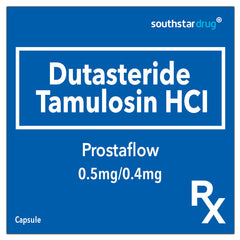 Rx: Prostaflow 0.5mg/0.4mg Capsule