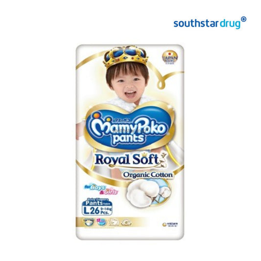 MamyPoko Pants Royal Soft Diaper Large 26s – Baby Comfort and Leak Protection
