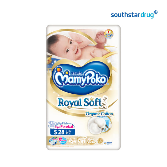 Mamy Poko Diaper Tape Royal Soft Small - 28s