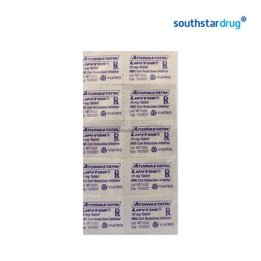 Rx: Lipitor 10mg Tablet