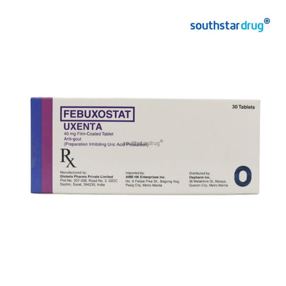 Rx: Uxenta 40mg Film-Coated Tablet