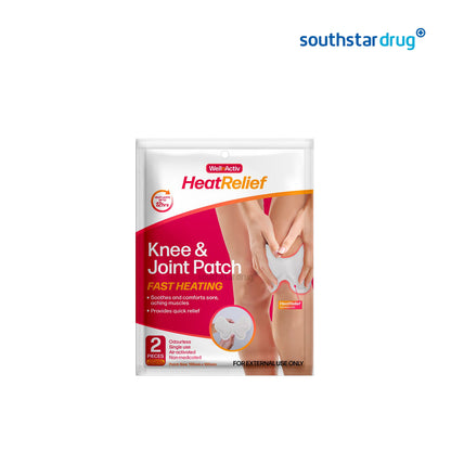 WellnActiv HeatRelief Knee and Joint Patch - 2s