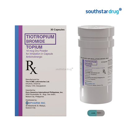 Rx: Topium 18mcg Inhalation Capsule