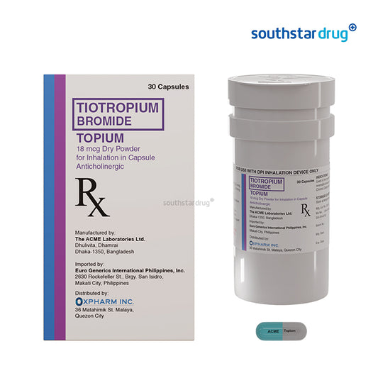 Rx: Topium 18mcg Inhalation Capsule