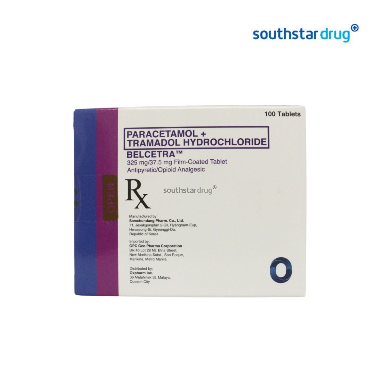 Rx: Belcetra 325mg/37.5mg 1pc. Film-coated Tablet