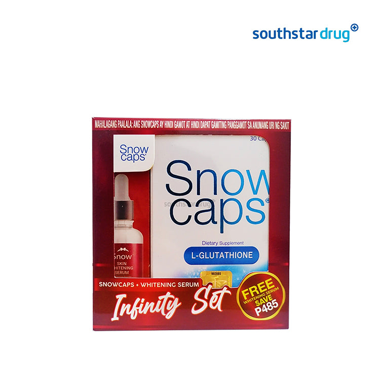 Snow Caps Capsule 30s w/ free Snow Whitening Serum 30ml