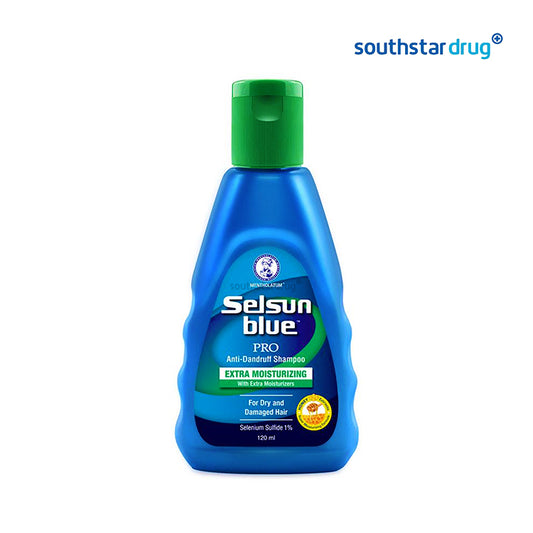 Selsun Blue Extra Moisturizing Anti-Dandruff Shampoo 120ml