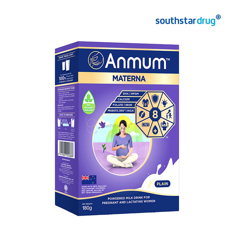 Anmum Materna Plain Drink Mix 180g Box