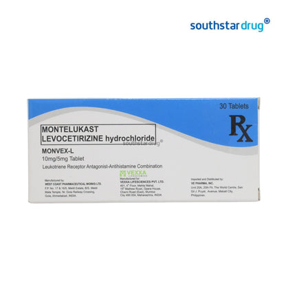 Rx: Monvex L 10mg/5mg Tablet