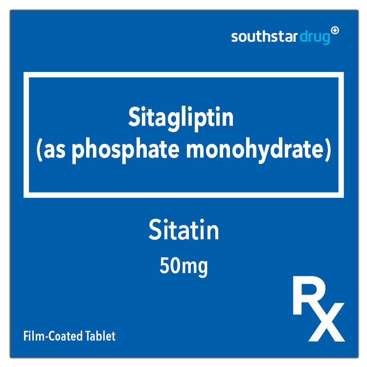 Rx: Sitatin 50 50mg Film-Coated Tablet