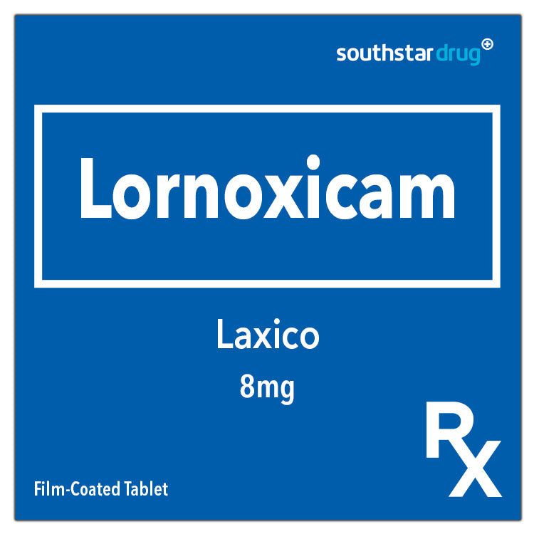 Rx: Laxico 8mg Film-Coated Tablet