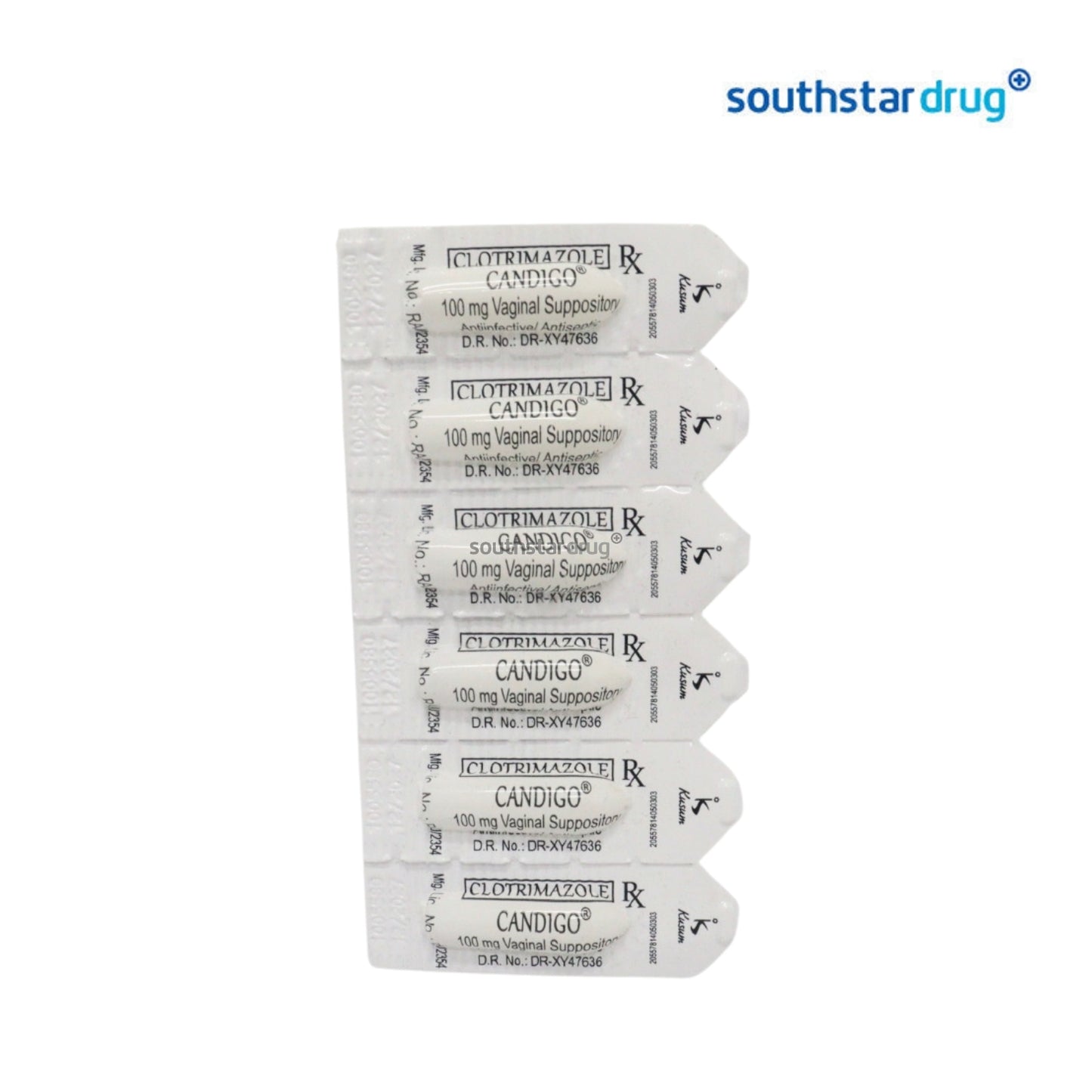 Rx: Candigo 100mg Vaginal Suppository