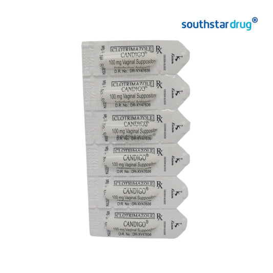 Rx: Candigo 100mg Vaginal Suppository