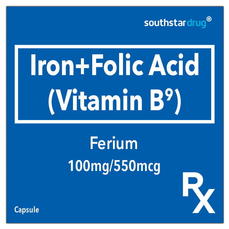 Rx: Ferium Capsule 100mg/550mcg