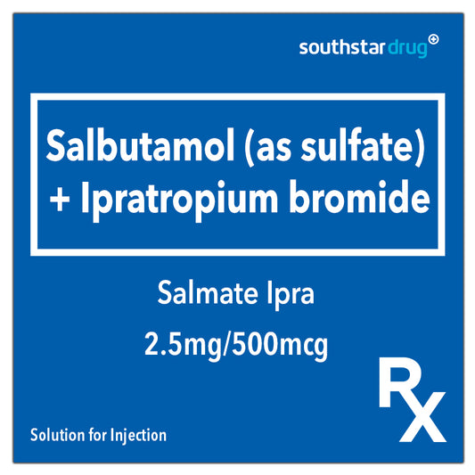 Rx: Salmate Ipra 2.5mg/500mcg Solution for Injection