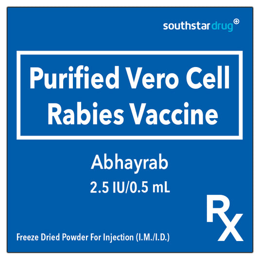 Rx: Abhayrab 2.5 IU/0.5 mL Freeze Dried Powder For Injection (I.M./I.D.)