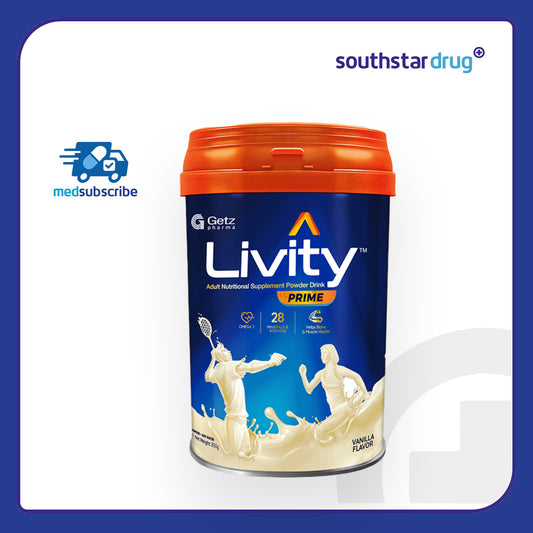 MedSubscribe - Livity Prime Adult Nutritional Supplement Powder Drink 850g