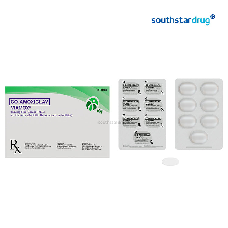 Rx: Viamox 625mg Film-Coated Tablet