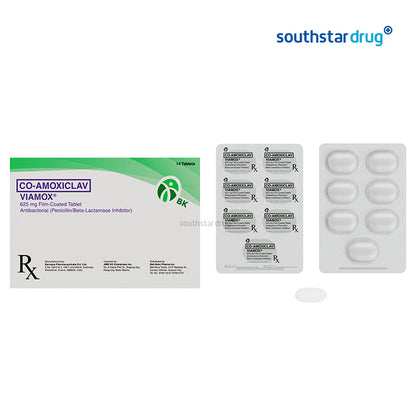 Rx: Viamox 625mg Film-Coated Tablet