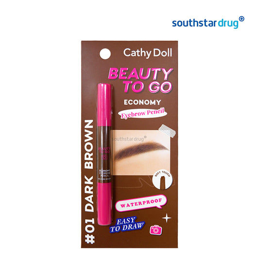 Cathy Doll Eyebrow Pencil 01 Dark Brown 0.16g