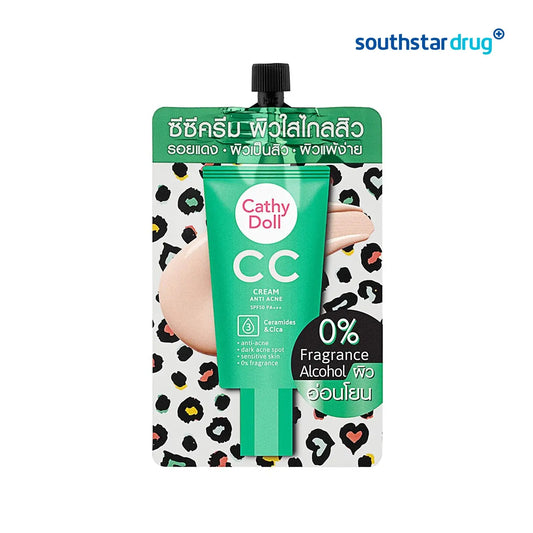 Cathy Doll CC Cream Anti Acne SPF50 PA+++ 7ml Sachet