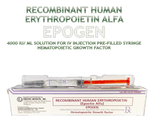 Rx: Epogen PVV Bio Solution for Injection 4000IU/ml