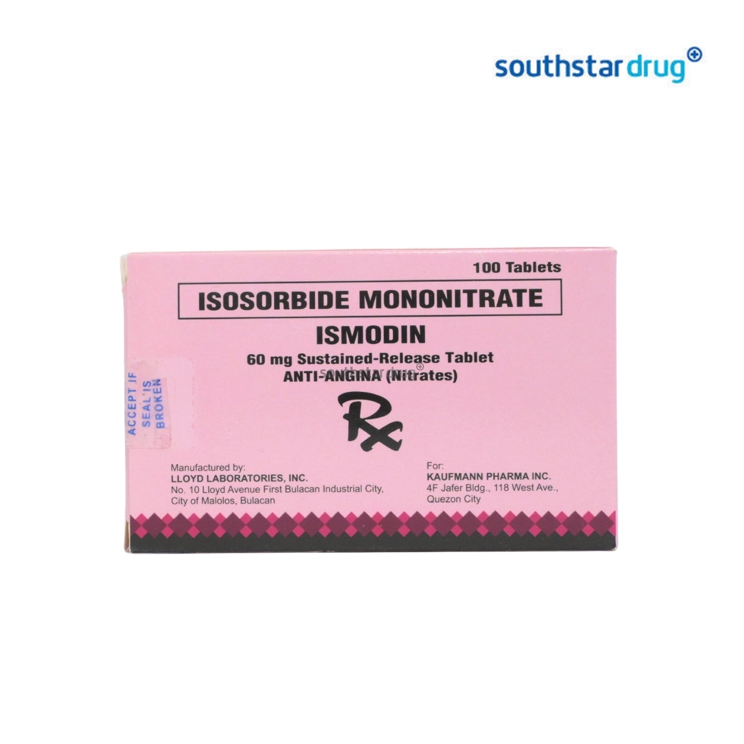 Rx: Ismodin 60mg Tablet