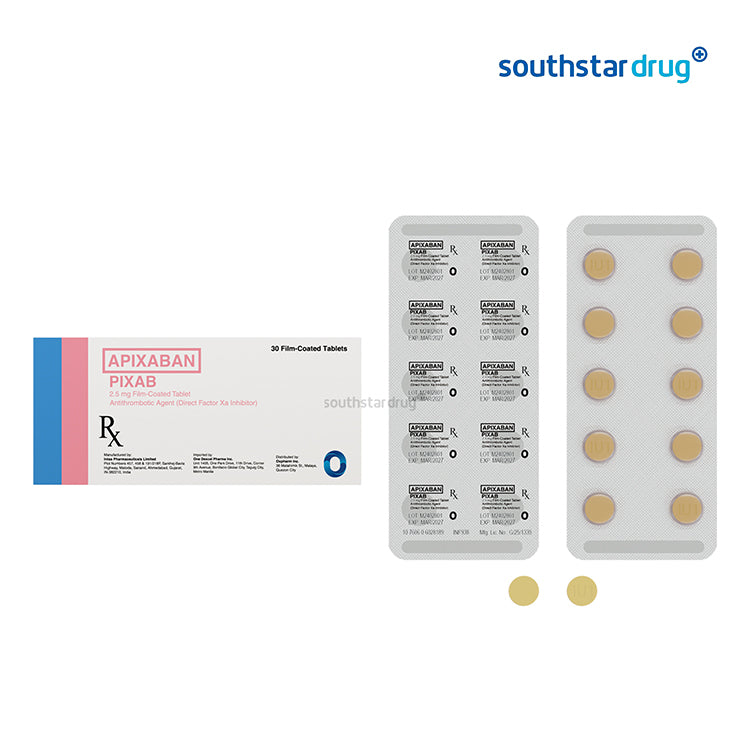 Rx: Pixab 2.5mg Film-Coated Tablet