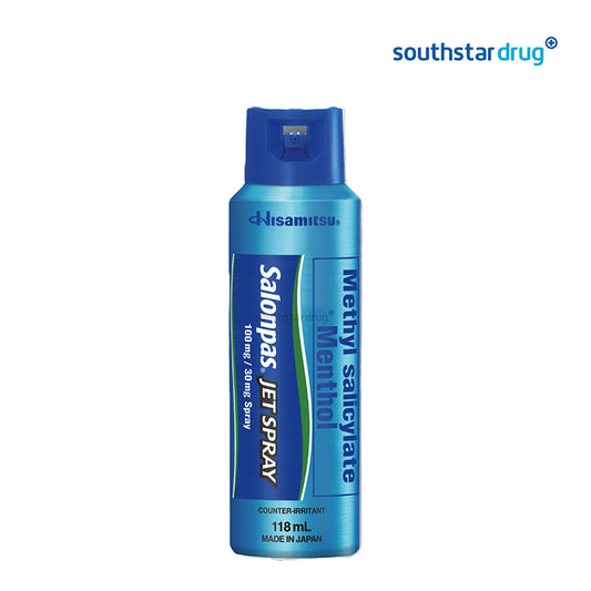 Salonpas Jet Spray 100mg/30mg 118ml