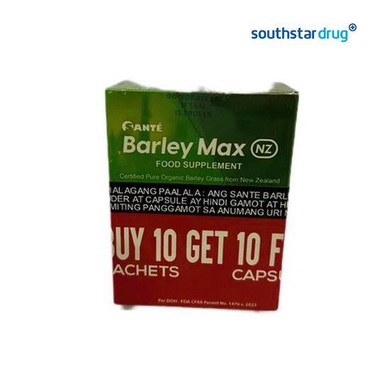 Sante Barley Max NZ Powder B10G10 Free Capsule