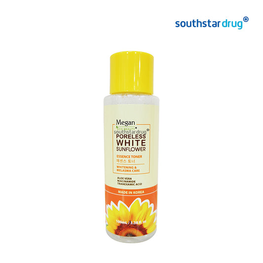 Megan Facial Toner Poreless Whitening Sunflower 100ml Bottle
