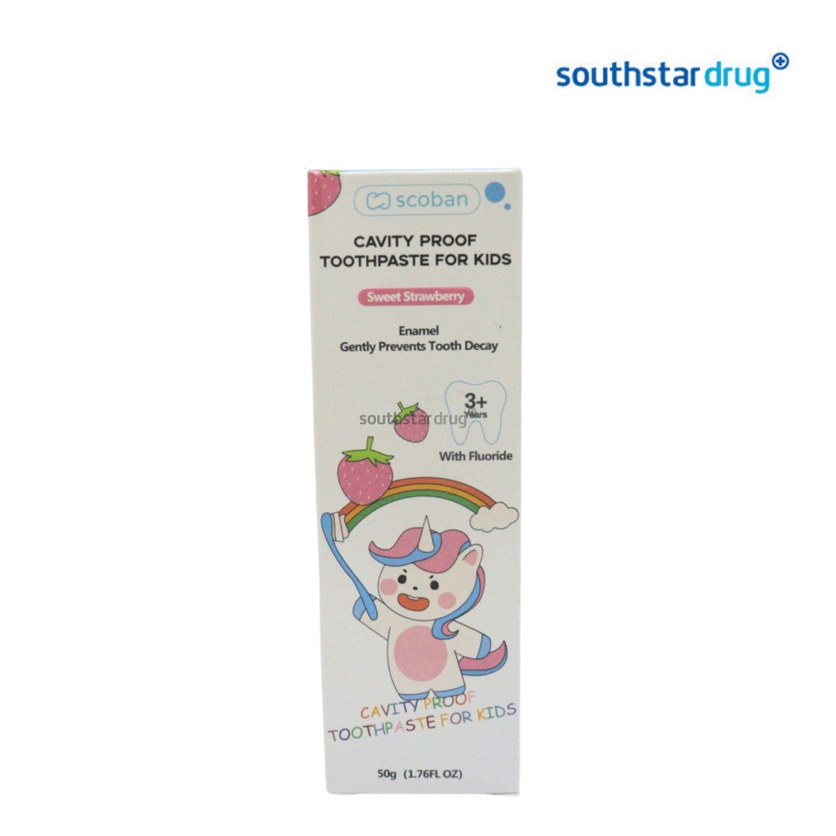 Scoban Toothpaste Kids Sweet Strawberry 50g Tube – Kids Oral Care