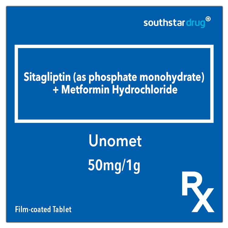 Rx: Unomet 50mg/1g Film-coated Tablet