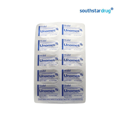 Rx: Unomet 50mg/1g Film-coated Tablet