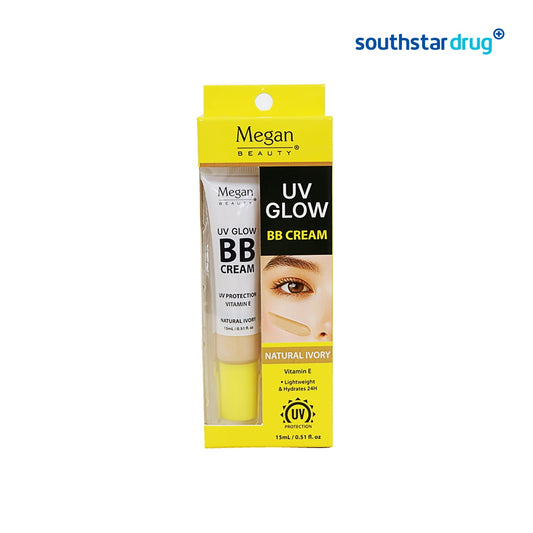 Megan Beauty UV Glow BB Cream Natural Ivory 15ml