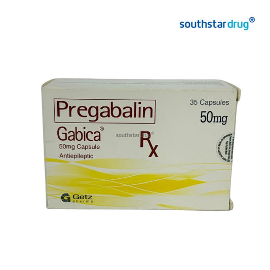 Rx: Gabica Capsules 50mg